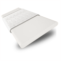 ColorizedSwatch Cumulus White & Cloud Wooden Blind - 50mm Slat sample image 3334