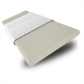 ColorizedSwatch Moonlight Grey & Cloud Wooden Blind - 50mm Slat sample image 3339
