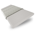ColorizedSwatch Morning Mist & Fossil Wooden Blind - 50mm Slat sample image 3340