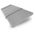 ColorizedSwatch Morel & Light Grey Wooden Blind- 50mm Slat sample image 3347