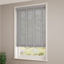 ColorizedZoom Morel & Light Grey Wooden Blind- 50mm Slat 3347
