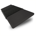 ColorizedSwatch Raven & Pure Black Wooden Blind - 50mm Slat sample image 3349