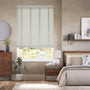 Colorized Sea Glass & Warm Grey Wooden Blind- 50mm Slat 3351