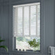 ColorizedZoom Arctic Gloss & Smoke Wooden Blind - 50mm Slat 3355
