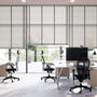 Colorized Contract Tampa Tonal Grey & Tin Faux Wood Blind - 50mm Slat 3358