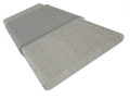 ColorizedSwatch Contract Tampa Tonal Grey & Tin Faux Wood Blind - 50mm Slat sample image 3358