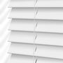 ColorizedPLA Contract Tampa Alpine White Faux Wood Blind - 50mm Slat 3359