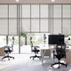 Colorized Contract Tampa Tonal Grey & Tin Faux Wood Blind - 50mm Slat 3358