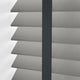 ColorizedPLA Contract Atlanta Warm Grey & Midnight Faux Wood Blind - 50mm Slat 3364