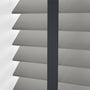 ColorizedPLA Contract Atlanta Warm Grey & Midnight Faux Wood Blind - 50mm Slat 3364