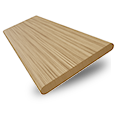 ColorizedSwatch Natural Bamboo Jute Wooden Blind - 50mm Slat sample image 3378