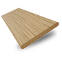 ColorizedSwatch Natural Bamboo Jute Wooden Blind - 50mm Slat sample image 3378