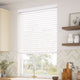 ColorizedZoom Dove White Faux Wood Blind - 50mm Slat 3406