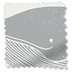 ColorizedSwatch Splash Blackout Kids Whale of a Time Slate Roller Blind sample image 3445