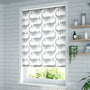 ColorizedZoom Splash Blackout Kids Whale of a Time Slate Roller Blind 3445