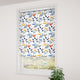 ColorizedZoom Hygge Birds Nordic Blue Roller Blind 3465