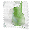 ColorizedSwatch Alyssa Leaf Green Roller Blind sample image 3467
