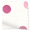 ColorizedSwatch Polka Dot Pink Roller Blind sample image 3489