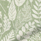 ColorizedPLA Choices Scandi Ferns Vintage Linen Sage Roller Blind 3513
