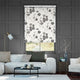 Colorized Floris Charcoal Roller Blind 3545