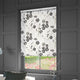 ColorizedZoom Floris Charcoal Roller Blind 3545
