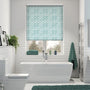 Colorized Splash Blackout Samaki Aqua Roller Blind 9448