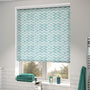 ColorizedZoom Splash Blackout Samaki Aqua Roller Blind Zoom 9448
