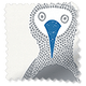 ColorizedSwatch Booby Bird Blackout Sapphire Roller Blind sample image 3593