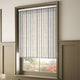 ColorizedZoom Choices Twill Stripe Linen Ribbon Blue Roller Blind 3608