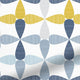 ColorizedPLA Circus Leaves Blue Roller Blind 3618