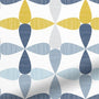 ColorizedPLA Circus Leaves Blue Roller Blind 3618