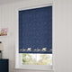 ColorizedZoom Winter Animals at Night Blue Roller Blind 3693
