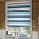 ColorizedZoom Splash Blackout Letterbox Blue Roller Blind 3694