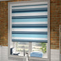 ColorizedZoom Splash Blackout Letterbox Blue Roller Blind 3694