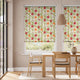Colorized Blomma Trail Tangerine Roller Blind 3708