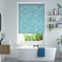 Colorized Splash Blackout Flight Powder Blue Roller Blind 3718
