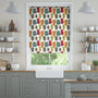 Colorized Cedar Tree Chilli Roller Blind 3749