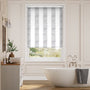 Colorized Splash Blackout Ceramic Stripe Clay Grey Roller Blind 3756