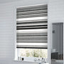 ColorizedZoom Splash Blackout Calcutta Stripe Slate Roller Blind 3760