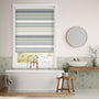 Colorized Calcutta Stripe Blue Mist Roller Blind 3763