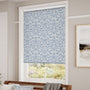 ColorizedZoom William Morris Sunflower Vintage Blue Roller Blind 3824