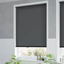 ColorizedZoom Electric Blackout Titan Kendall Charcoal Roller Blind 3838