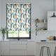 Colorized Nuevo Blocks Sapphire Roller Blind 3889