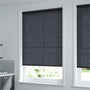 ColorizedZoom Laurent Charcoal Roller Blind