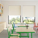 Colorized Contract Metropolis PVC Blackout Alabaster Roller Blind 3916