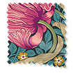 ColorizedSwatch William Morris Pimpernel Teal Roller Blind sample image 8996