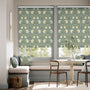 Colorized William Morris Pimpernel Sage Roller Blind 3945