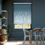 Colorized September Meadow Smoke Blue Roller Blind 3999