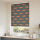 ColorizedZoom Mr Fox Charcoal Roller Blind 4002