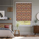 Colorized Electric William Morris Strawberry Thief Harissa Red Roller Blind 4060
